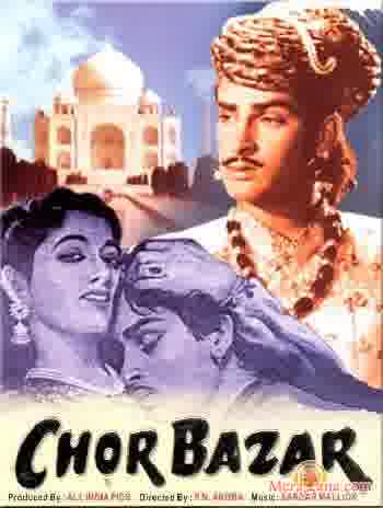 Poster of Chor+Bazar+(1954)+-+(Hindi+Film)
