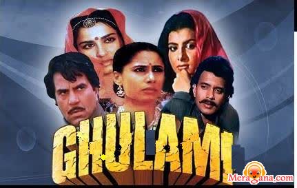 Poster of Ghulami+(1985)+-+(Hindi+Film)