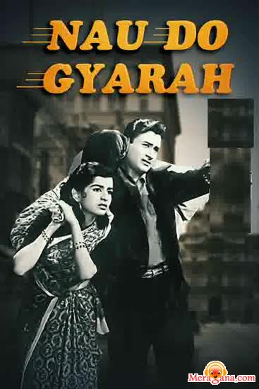 Poster of Nau+Do+Gyarah+(1957)+-+(Hindi+Film)