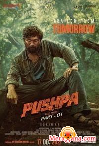 Poster of Pushpa+(The+Rise)+(2021)+-+(Telugu)