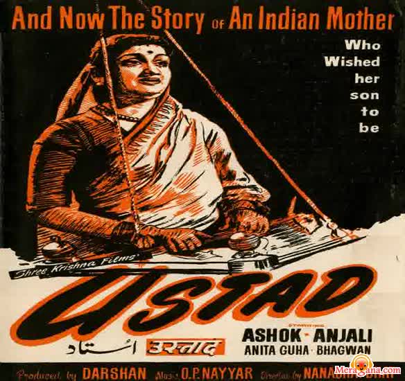 Poster of Ustad+(1957)+-+(Hindi+Film)
