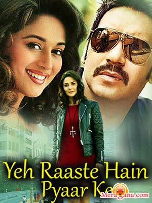 Poster of Yeh+Raaste+Hain+Pyaar+Ke+(2001)+-+(Hindi+Film)
