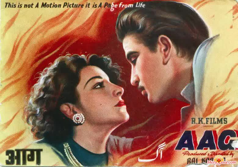 Poster of Aag+(1948)+-+(Hindi+Film)