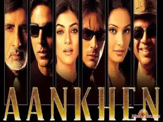Poster of Aankhen+(2002)+-+(Hindi+Film)
