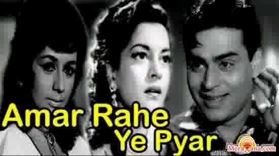 Poster of Amar+Rahe+Yeh+Pyaar+(1963)+-+(Hindi+Film)