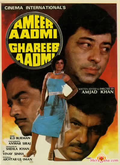Poster of Ameer+Aadmi+Gareeb+Aadmi+(1985)+-+(Hindi+Film)