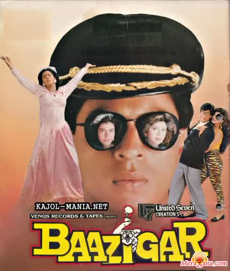 Poster of Baazigar+(1993)+-+(Hindi+Film)