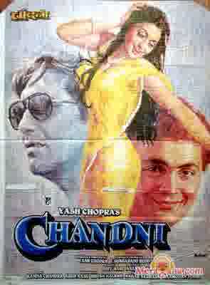 Poster of Chandni+(1989)+-+(Hindi+Film)