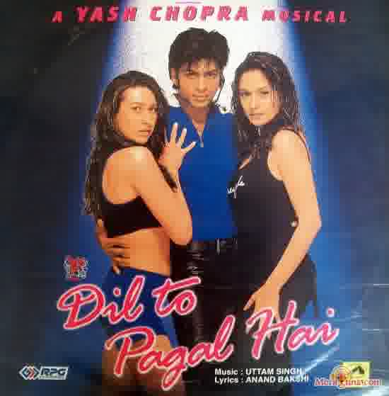 Poster of Dil+To+Pagal+Hai+(1997)+-+(Hindi+Film)