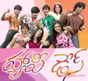 Poster of Happy+Days+(2007)+-+(Telugu)