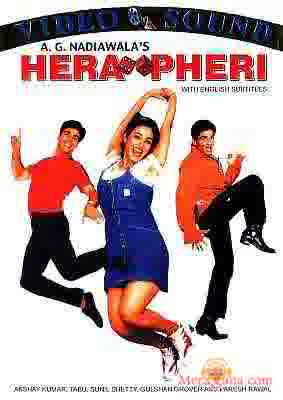 Poster of Hera+Pheri+(2000)+-+(Hindi+Film)