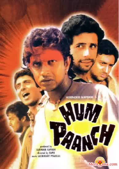 Poster of Hum+Paanch+(1980)+-+(Hindi+Film)