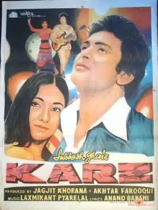 Poster of Karz+(1980)+-+(Hindi+Film)