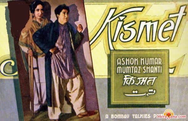 Poster of Kismat+(1943)+-+(Hindi+Film)