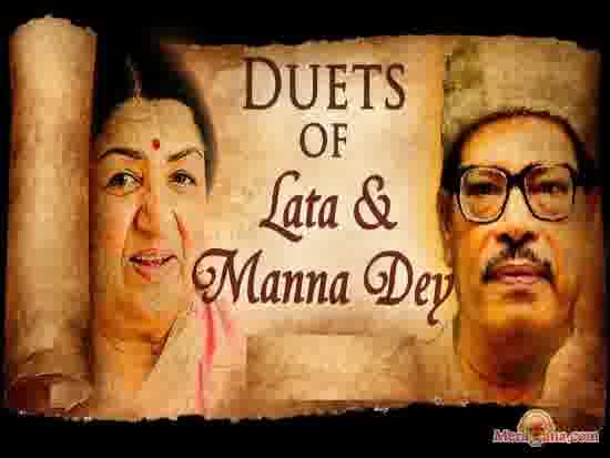 Poster of Manna+Dey+%26+Lata+Mangeshkar+-+(Bengali+Modern+Songs)