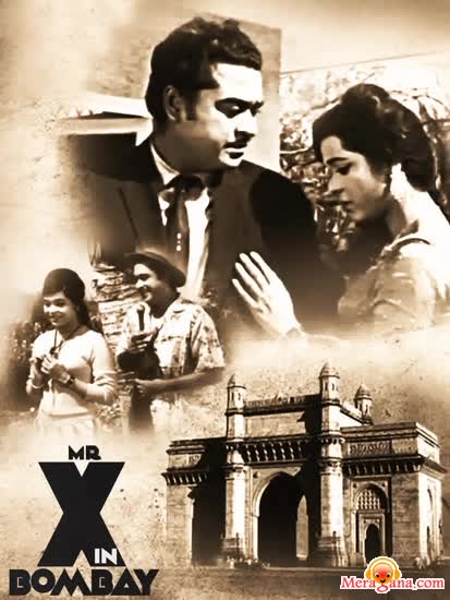 Poster of Mr+X+In+Bombay+(1964)+-+(Hindi+Film)