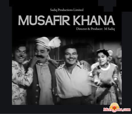 Poster of Musafir+Khana+(1955)+-+(Hindi+Film)