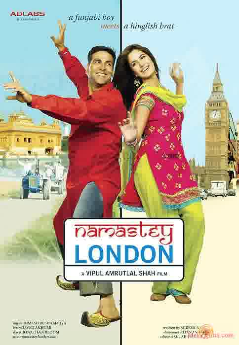 Poster of Namastey+London+(2007)+-+(Hindi+Film)