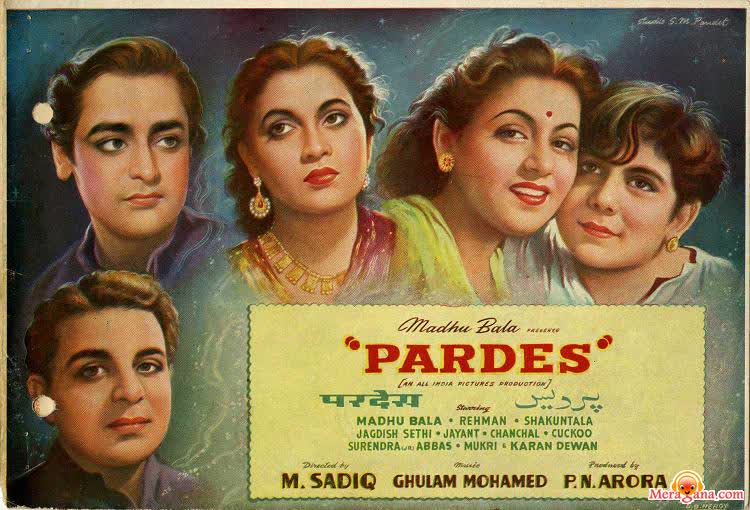 Poster of Pardes+(1950)+-+(Hindi+Film)