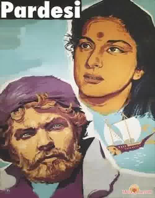 Poster of Pardesi+(1957)+-+(Hindi+Film)