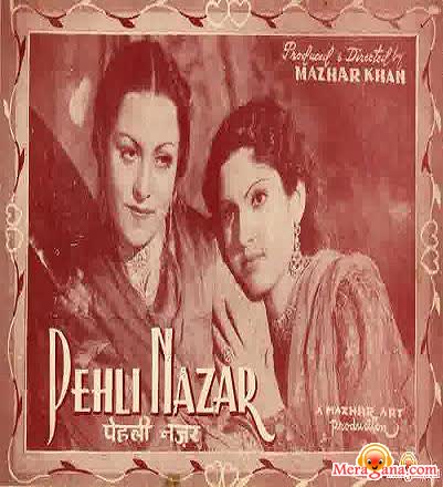 Poster of Pehli+Nazar+(1945)+-+(Hindi+Film)