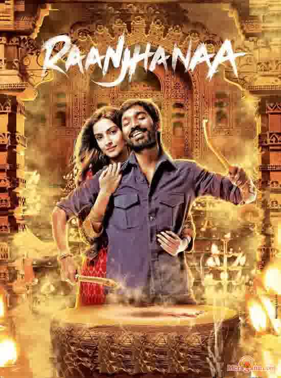 Poster of Raanjhanaa+(2013)+-+(Hindi+Film)