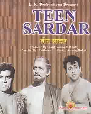 Poster of Teen+Sardar+(1965)+-+(Hindi+Film)