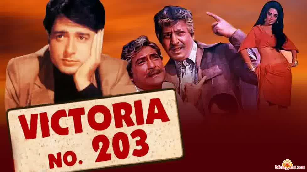Poster of Victoria+No+203+(1972)+-+(Hindi+Film)